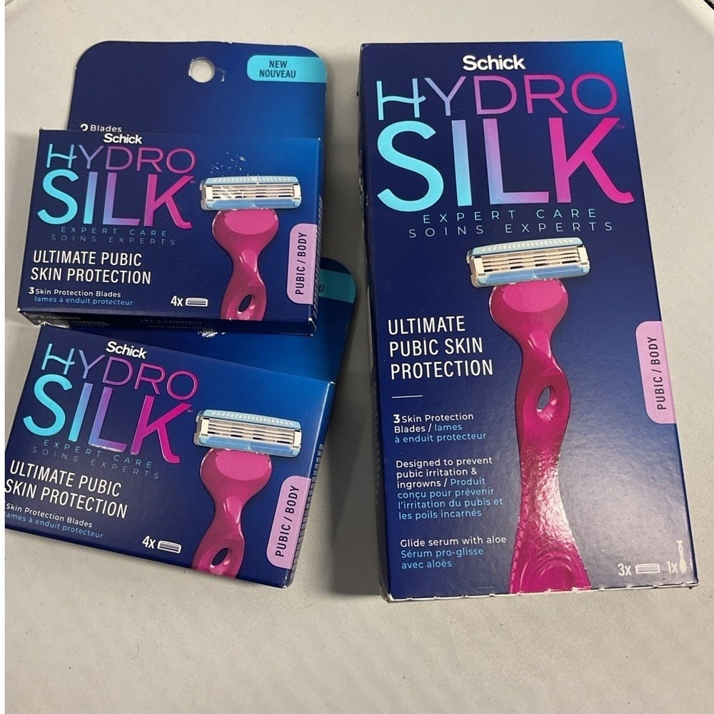 Schick Hydro Silk Women's Ultimate Skin Protection 3-Blade Razor 11 Refills
